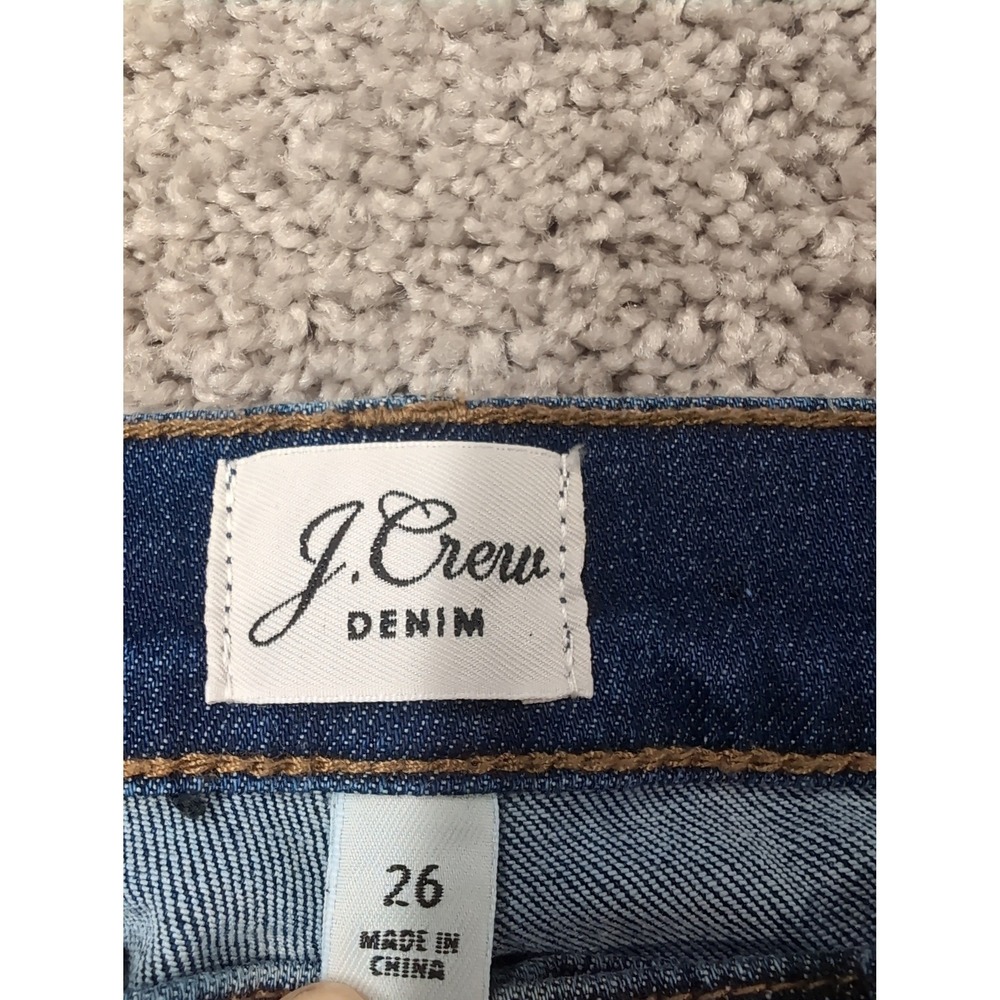 J.Crew Vintage Straight Jeans Womens 26 Medium Wash Blue Denim Pants - Picture 2 of 9
